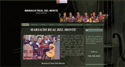 Desktop Screenshot of mariachirealdelmonte.com